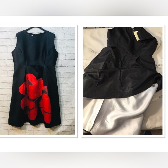 Vintage inspired dark navy dress (NWT) - Picture 8 of 12